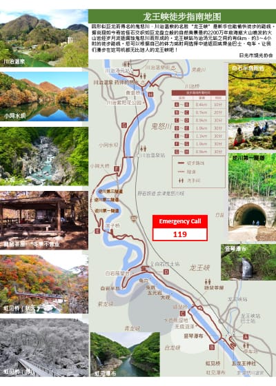 龙王峡徒步指南地图